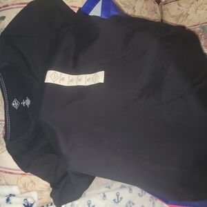 St. John's Bay Black Short Sleeve Tee